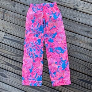 Lilly Pulitzer Pajama Pant Underwater Coral Shell Print